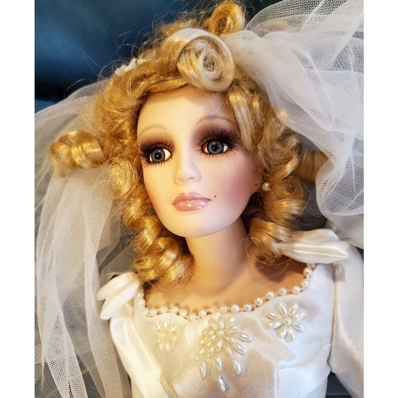 Florence Maranuk Loving Bride Large Doll 22" Vintage Collectible RARE HTF - Picture 4 of 16